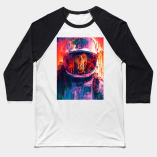 Astro - Glitch Art Baseball T-Shirt